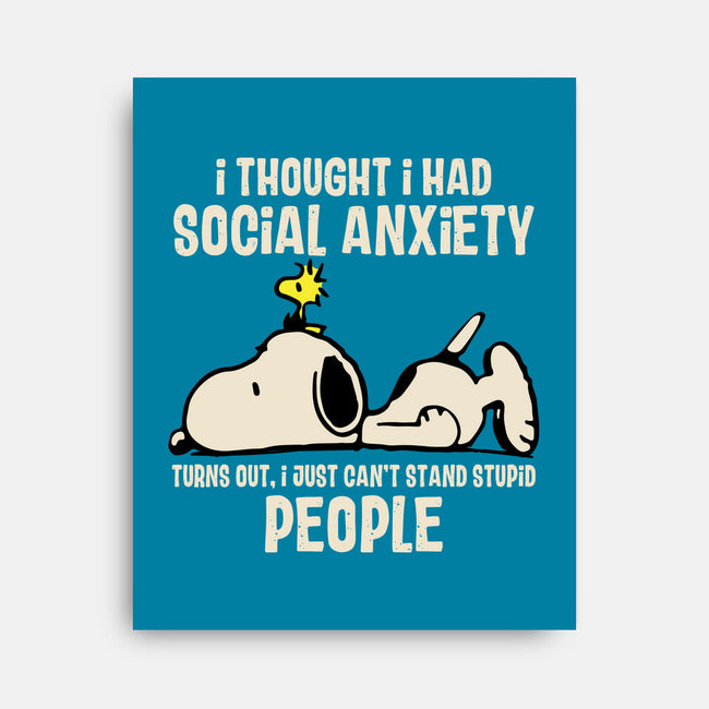 I Can't Stand Stupid People-None-Stretched-Canvas-turborat14