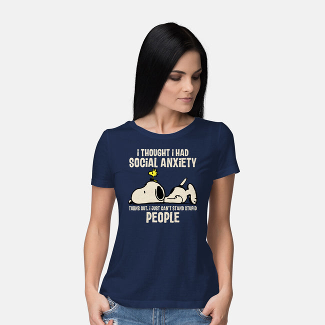 I Can't Stand Stupid People-Womens-Basic-Tee-turborat14