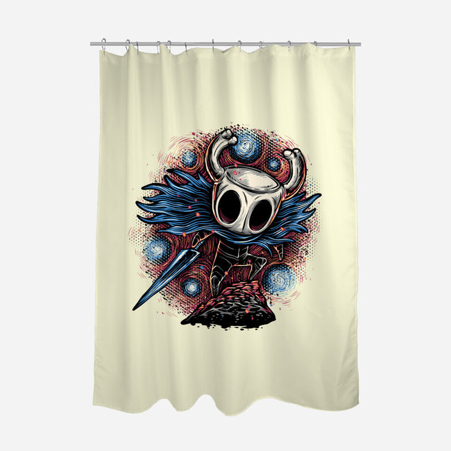Hero Of The Hollow-None-Polyester-Shower Curtain-glitchygorilla