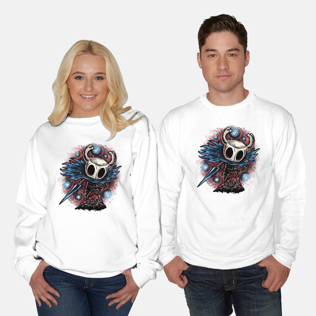 Hero Of The Hollow-Unisex-Crew Neck-Sweatshirt-glitchygorilla
