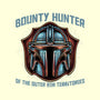 Bounty Hunter Head-None-Basic Tote-Bag-glitchygorilla