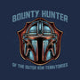 Bounty Hunter Head-None-Adjustable Tote-Bag-glitchygorilla