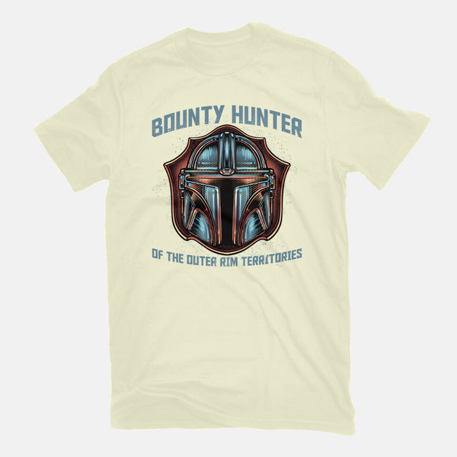 Bounty Hunter Head-Mens-Basic-Tee-glitchygorilla