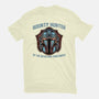 Bounty Hunter Head-Mens-Basic-Tee-glitchygorilla