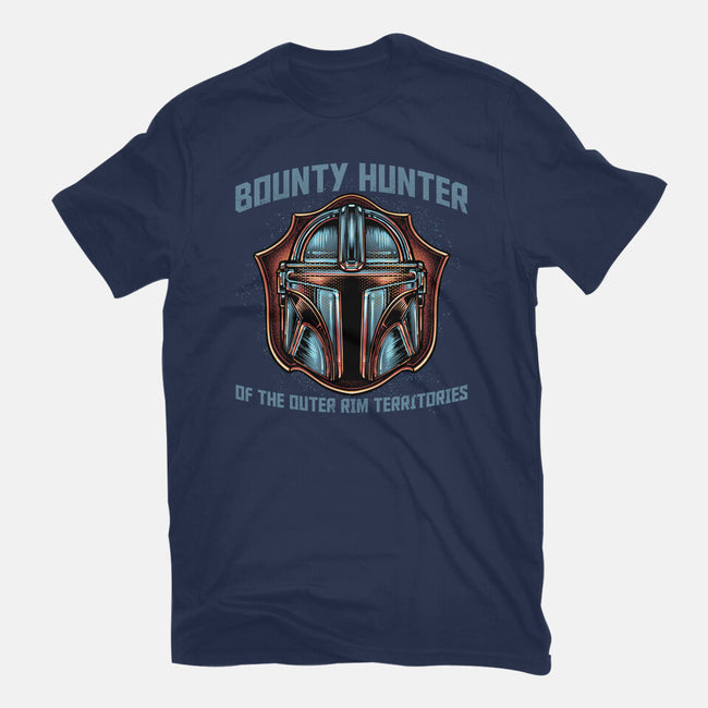 Bounty Hunter Head-Mens-Basic-Tee-glitchygorilla