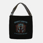 Bounty Hunter Head-None-Adjustable Tote-Bag-glitchygorilla