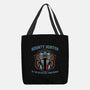 Bounty Hunter Head-None-Basic Tote-Bag-glitchygorilla
