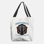 Bounty Hunter Head-None-Basic Tote-Bag-glitchygorilla