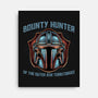 Bounty Hunter Head-None-Stretched-Canvas-glitchygorilla