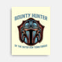 Bounty Hunter Head-None-Stretched-Canvas-glitchygorilla