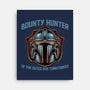 Bounty Hunter Head-None-Stretched-Canvas-glitchygorilla