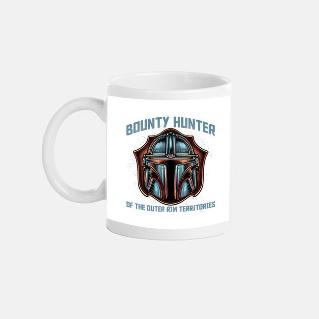 Bounty Hunter Head-None-Mug-Drinkware-glitchygorilla