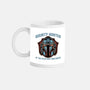 Bounty Hunter Head-None-Mug-Drinkware-glitchygorilla