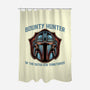 Bounty Hunter Head-None-Polyester-Shower Curtain-glitchygorilla