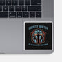 Bounty Hunter Head-None-Glossy-Sticker-glitchygorilla
