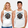 Bounty Hunter Head-Unisex-Basic-Tank-glitchygorilla