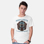 Bounty Hunter Head-Mens-Basic-Tee-glitchygorilla
