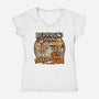 Bedrocks Bowling-Womens-V-Neck-Tee-JCMaziu