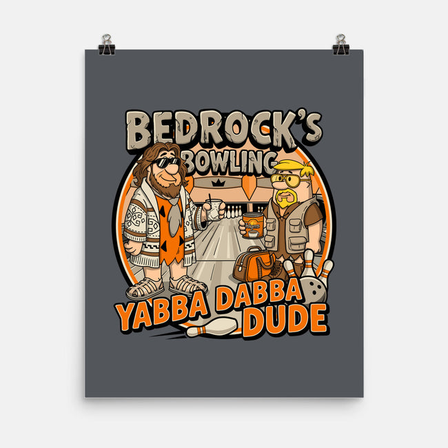 Bedrocks Bowling-None-Matte-Poster-JCMaziu