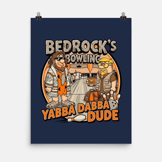 Bedrocks Bowling-None-Matte-Poster-JCMaziu