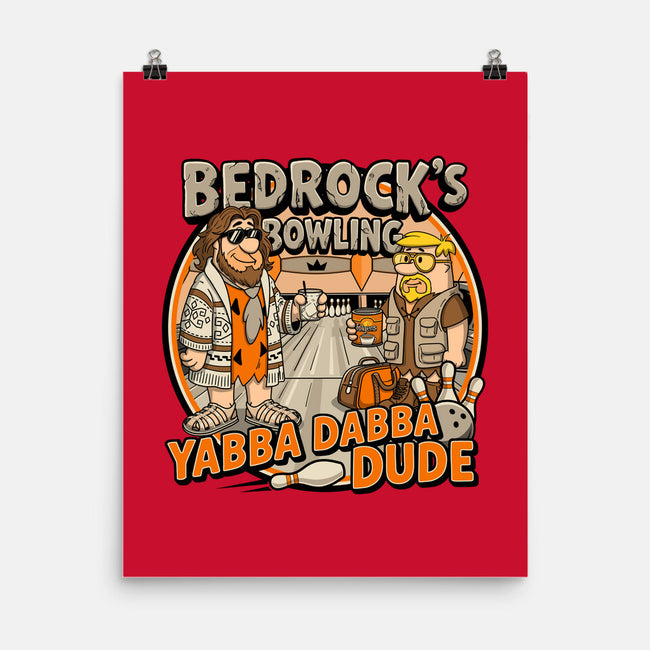 Bedrocks Bowling-None-Matte-Poster-JCMaziu