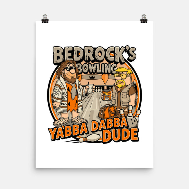 Bedrocks Bowling-None-Matte-Poster-JCMaziu