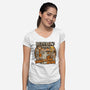 Bedrocks Bowling-Womens-V-Neck-Tee-JCMaziu