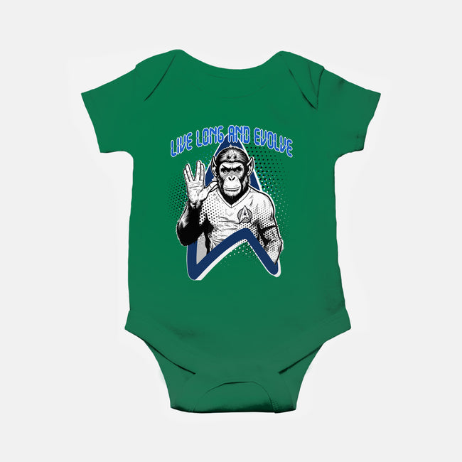 Live Long And Evolve-Baby-Basic-Onesie-palmstreet