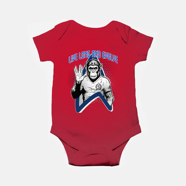 Live Long And Evolve-Baby-Basic-Onesie-palmstreet