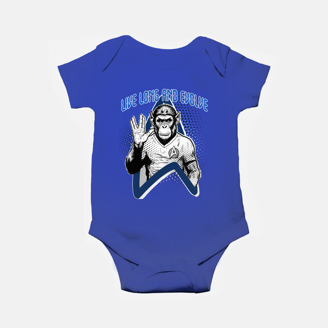 Live Long And Evolve-Baby-Basic-Onesie-palmstreet