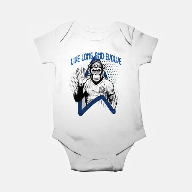Live Long And Evolve-Baby-Basic-Onesie-palmstreet