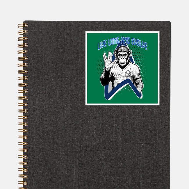 Live Long And Evolve-None-Glossy-Sticker-palmstreet