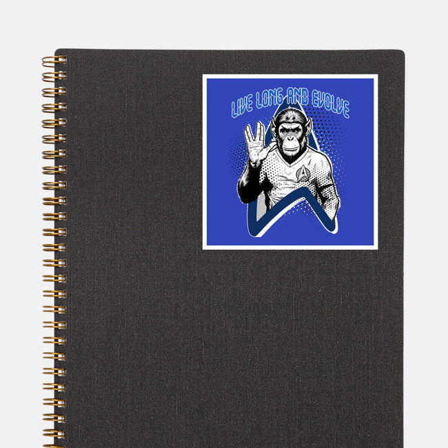 Live Long And Evolve-None-Glossy-Sticker-palmstreet