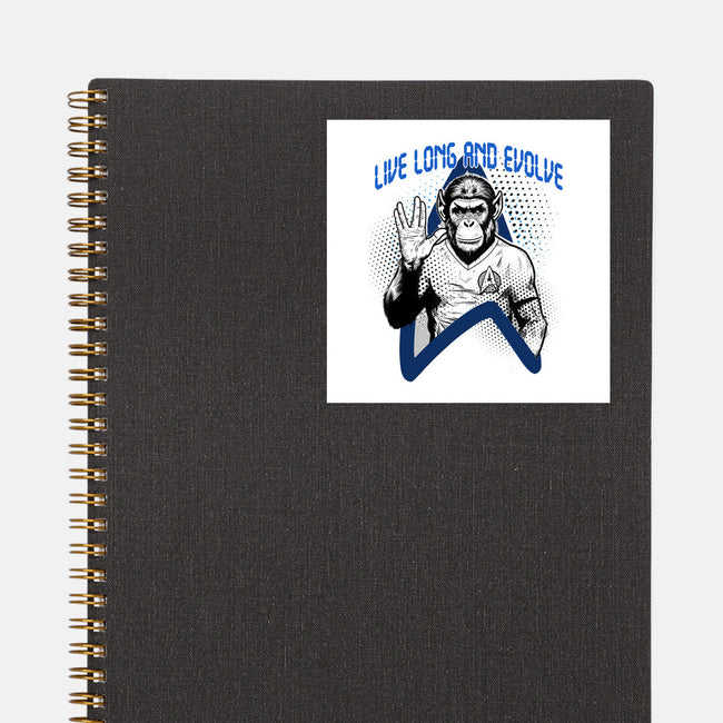 Live Long And Evolve-None-Glossy-Sticker-palmstreet