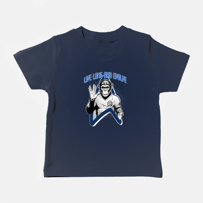 Live Long And Evolve-Baby-Basic-Tee-palmstreet