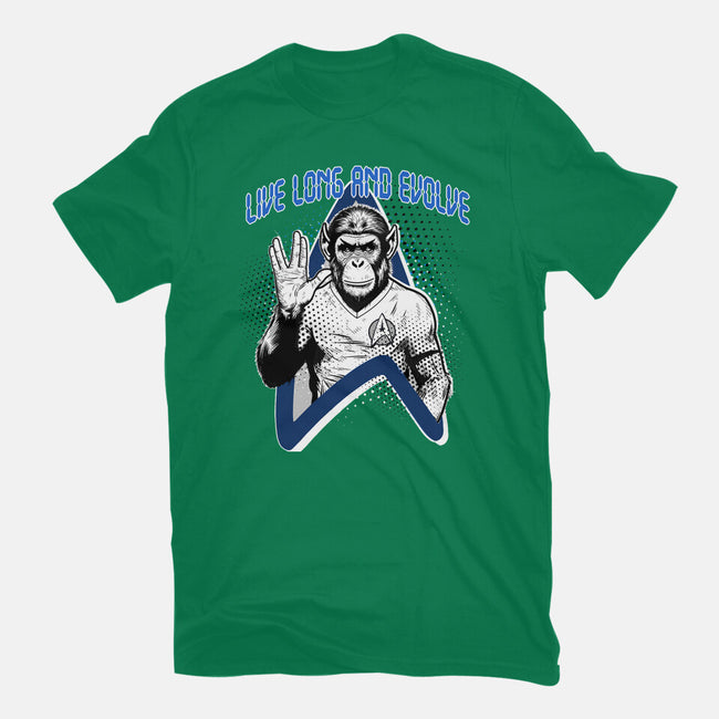 Live Long And Evolve-Womens-Fitted-Tee-palmstreet