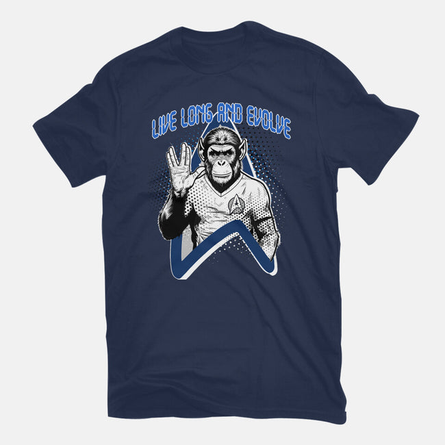 Live Long And Evolve-Youth-Basic-Tee-palmstreet