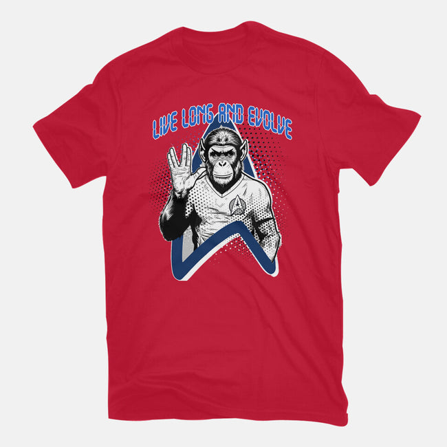 Live Long And Evolve-Womens-Fitted-Tee-palmstreet