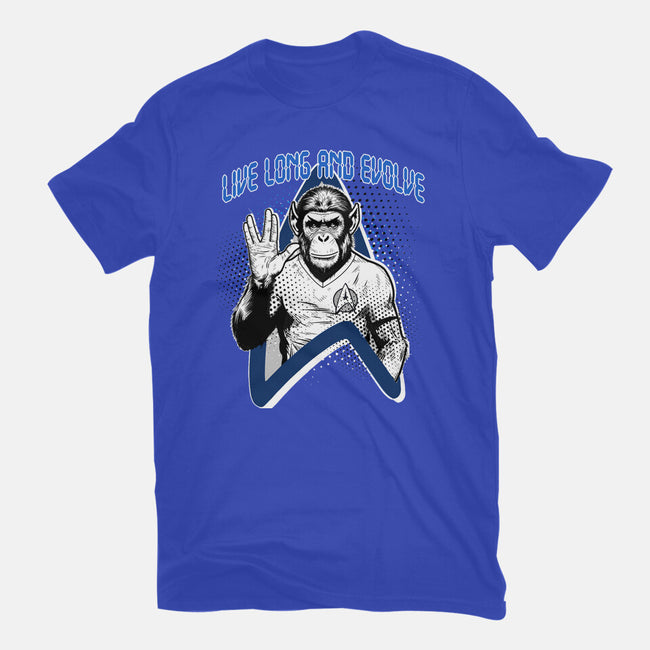 Live Long And Evolve-Youth-Basic-Tee-palmstreet