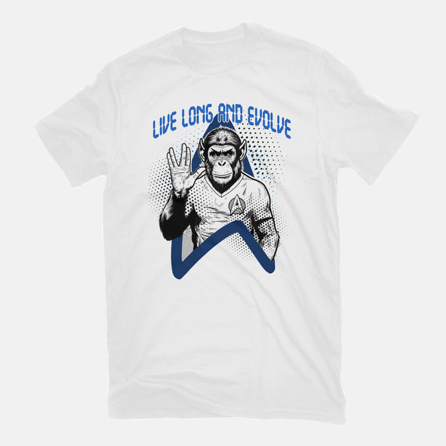 Live Long And Evolve-Womens-Fitted-Tee-palmstreet