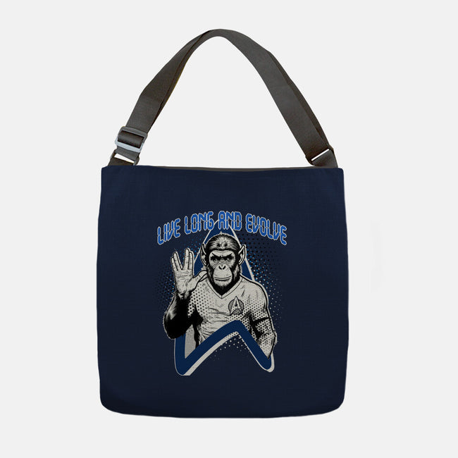 Live Long And Evolve-None-Adjustable Tote-Bag-palmstreet