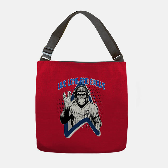 Live Long And Evolve-None-Adjustable Tote-Bag-palmstreet