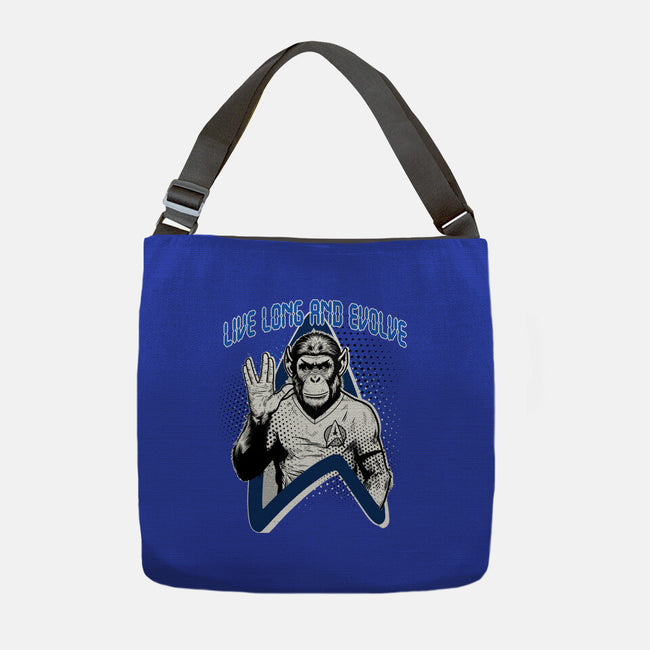 Live Long And Evolve-None-Adjustable Tote-Bag-palmstreet