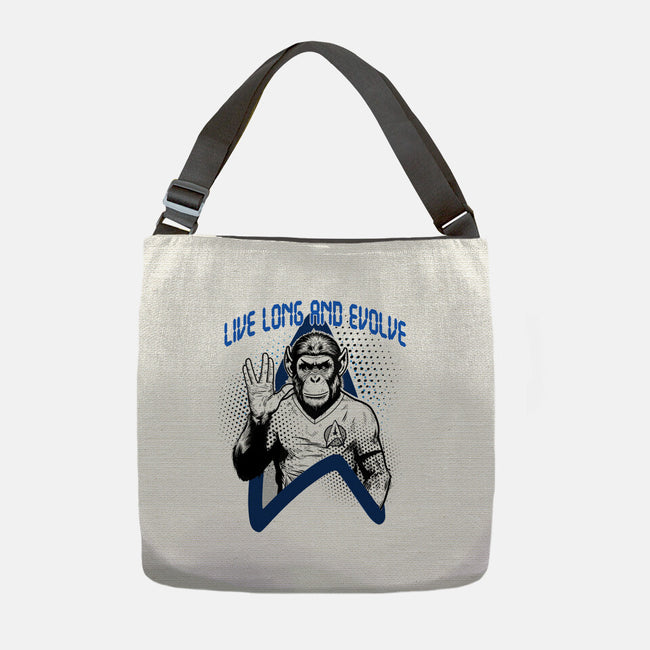 Live Long And Evolve-None-Adjustable Tote-Bag-palmstreet
