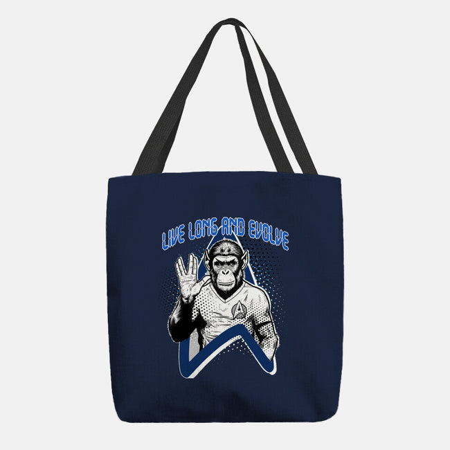 Live Long And Evolve-None-Basic Tote-Bag-palmstreet