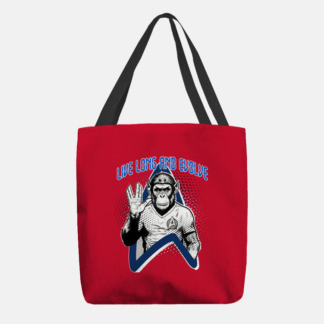 Live Long And Evolve-None-Basic Tote-Bag-palmstreet