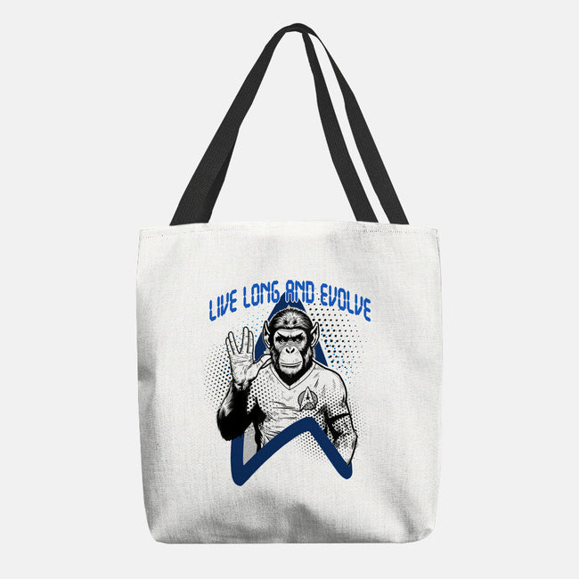 Live Long And Evolve-None-Basic Tote-Bag-palmstreet