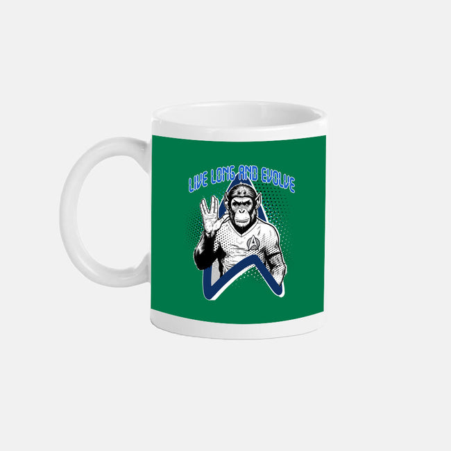Live Long And Evolve-None-Mug-Drinkware-palmstreet