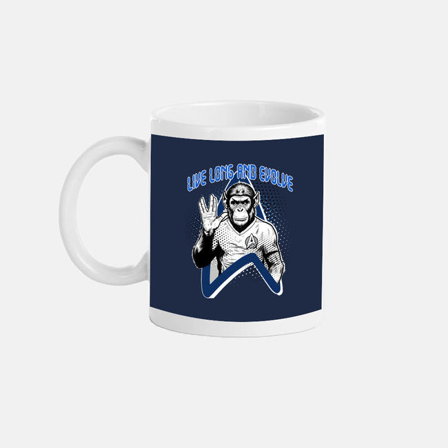 Live Long And Evolve-None-Mug-Drinkware-palmstreet