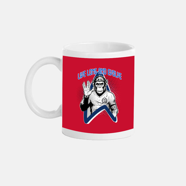 Live Long And Evolve-None-Mug-Drinkware-palmstreet